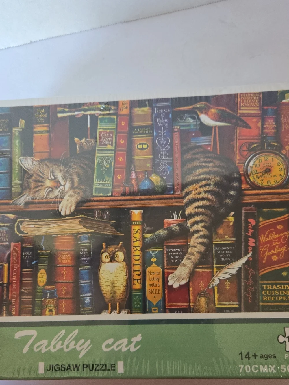Tabby Cat Books Jigsaw Puzzle 1000 Pc Puzzle Sealed